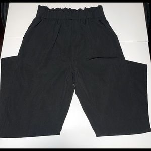 Windsor high waisted black plants with waist belt/tie